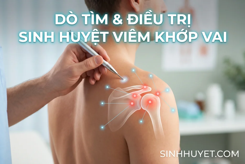 Dò Tìm Sinh Huyệt Trị Viêm Khớp Vai