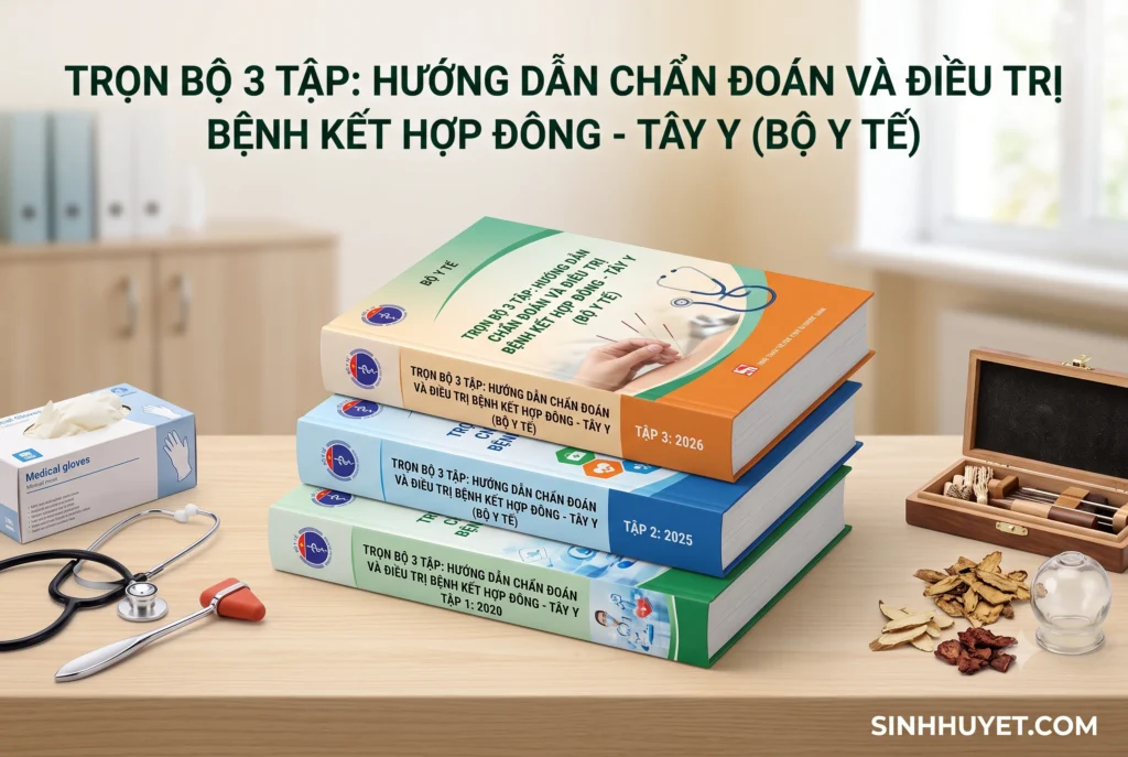 Trọn Bộ 3 Tập Tài Liệu: Hướng Dẫn Chẩn Đoán Và Điều Trị Bệnh Kết Hợp Đông – Tây Y (Bộ Y Tế)