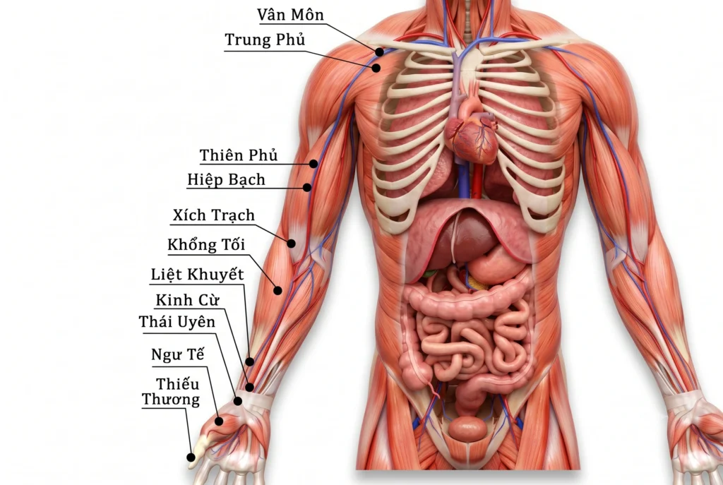 Đường Kinh Thủ Thái Âm Phế